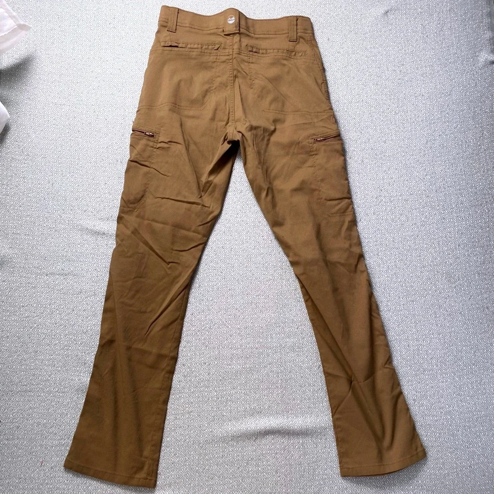 Wrangler Cargo Pants Mens 30/30 Brown ATG All Terrain Gear Outdoor Stretch Slim